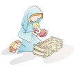 Cute Christmas nativity
