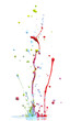 colorful paint splash