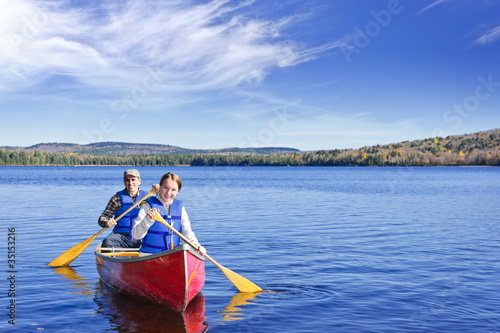 Photo: Family canoe trip Family canoe trip