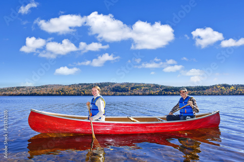 Photo: Family canoe trip Family canoe trip
