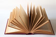 opened old book opened old book