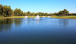 Fountain in the artificial pond. Fountain in the artificial pond.