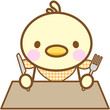 ひよこ　ナイフ　フォーク