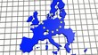 europe blue and yellow stars