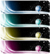 Collection of world banners