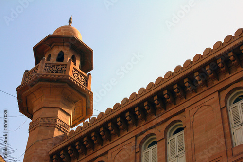 Photo: Minaret of Bohra Mosque in Karachi, Pakistan Minaret of Bohra Mosque in Karachi, Pakistan