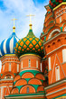 Moscow, Russia, Saint Basil's cathedral Moscow, Russia, Saint Basil's cathedral