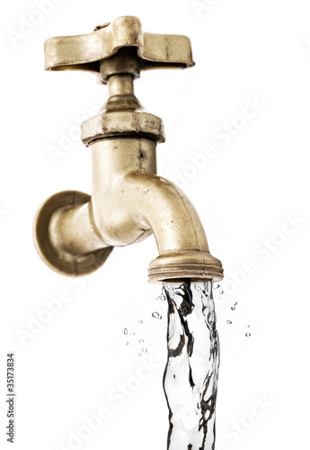 Foto: Tap, white background. Tap, white background.