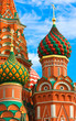 Cathedral of Vasily the Blessed on Red Square Moscow Russia