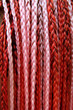 artificial colorful braided hair red and pink artificial colorful braided hair red and pink