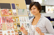 girl buying cosmetic