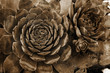 Grunge Succulent Plant