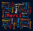Nuage de Mots en Français - Merci