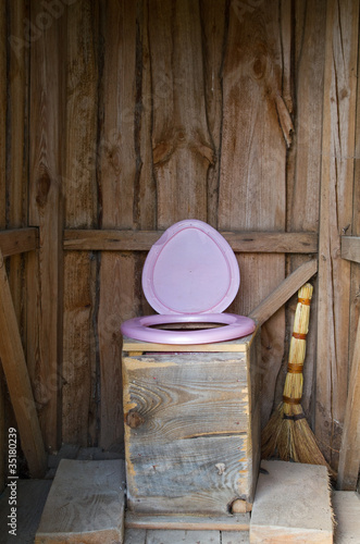 Photo: wooden outside toilet wooden outside toilet