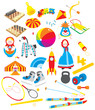 Toys and sporting accessories