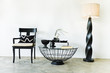 Contemporary seating combination in black Contemporary seating combination in black