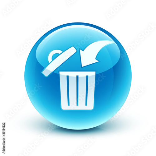 Vector: icône poubelle / garbage can icon icône poubelle / garbage can icon