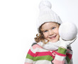 girl in winter clothes