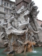 Fountain of the four rivers in Rome: Gange Fountain of the four rivers in Rome: Gange