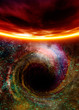 Black hole in space