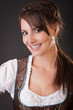 Frau im Dirndl