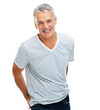 Portrait of happy maturte man standing casually