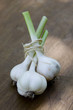 garlic on a board