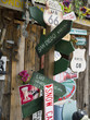 Comic Mock up in Seligman Arizona on Route 66 USA