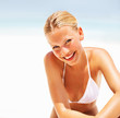 Gorgeous woman smiling