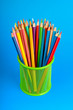 Back to school concept with colourful pencils Back to school concept with colourful pencils