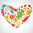 sweets candy  heart