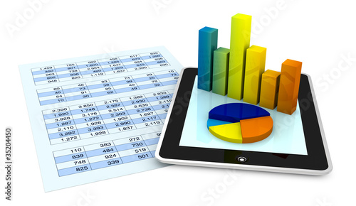 Illustration: financial analysis financial analysis