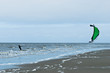 Kitesurfen in Ording (Deutschland)