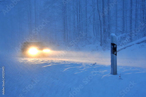 Photo: Schneesturm Schneesturm
