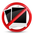Vector: photo forbidden sign photo forbidden sign