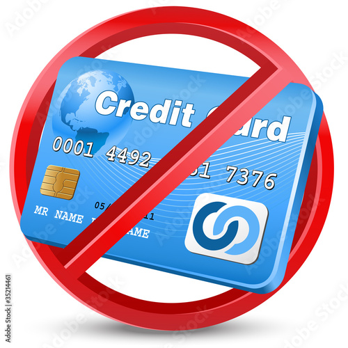 Vector: no credit card no credit card