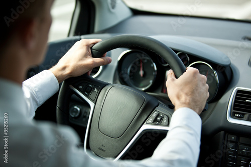 Photo: Driving a car Driving a car