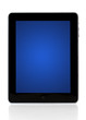 digital tablet with blank screen