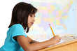 Elementary Girl In School