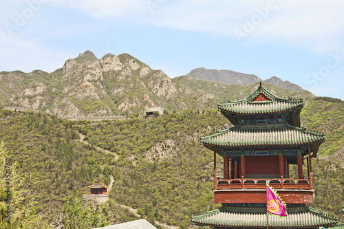 Photo: View of the Great Wall of China View of the Great Wall of China