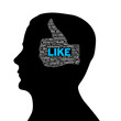 Silhouette head - Like