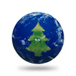 Earth Christmas Tree