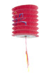 isolated chinese paper lantern