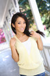 Pretty Asian Woman at Home