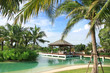 The Hut and Artificial sea in resort bali style
