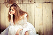 Lonely bride at one with their life problems