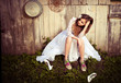 Lonely bride at one with their life problems
