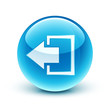 icône sortie déconnexion / log out icon