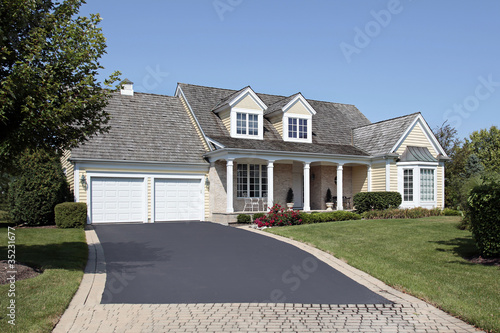 Photo: Home with front porch Home with front porch