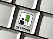 Seminar auf Tastatur